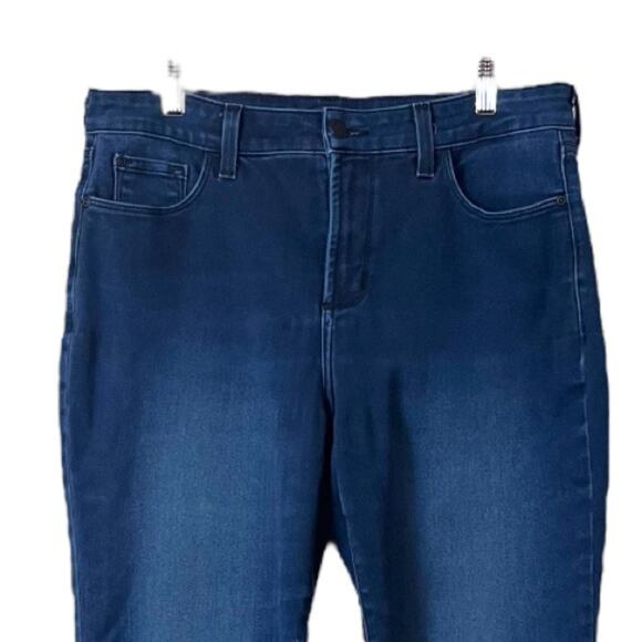NYDJ Women’s Jeans Alina Legging Mid Rise Skinny Ankle Dark Wash Size 14 Plus - Picture 5 of 9